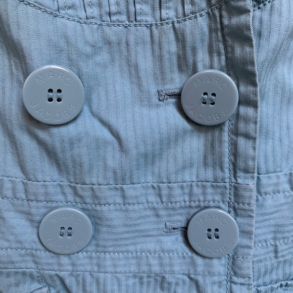 Marc Jacobs jacket, baby blue w/ floral lining! - Picture 4 of 7